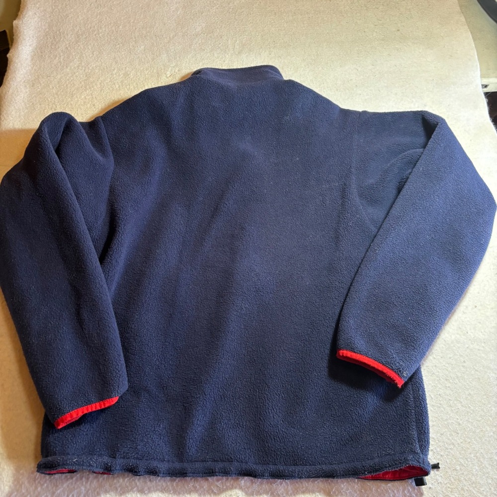 Vintage Patagonia‎ Synchilla Fleece Glissade Reversible Jacket Red Navy Men's M - Picture 10 of 11